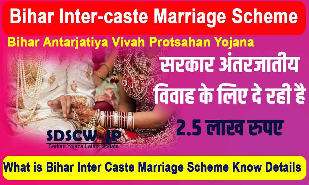 Bihar Antarjatiya Vivah Protsahan Yojana 2024: Government is giving 2.5 lakh rupees for inter-caste marriage, apply from here