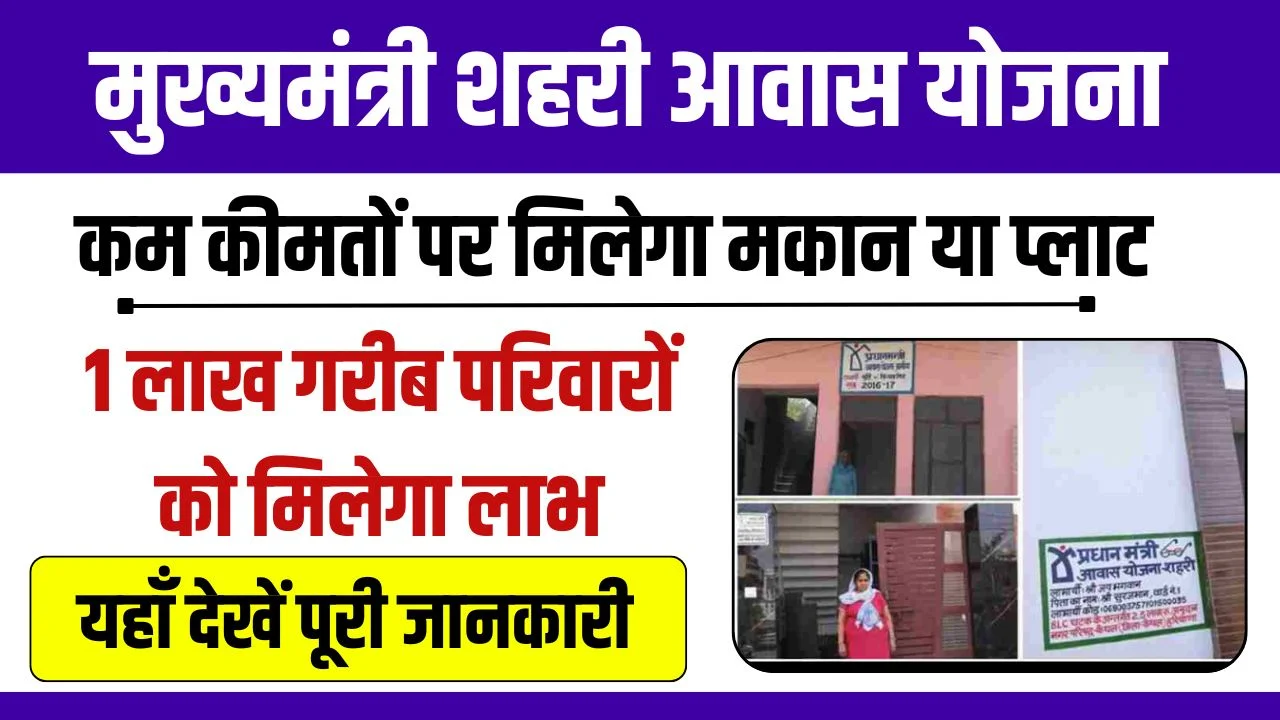 Mukhyamantri Shehri Awas Yojana 2024: Complete information about Chief Minister Urban Housing Scheme, see here
