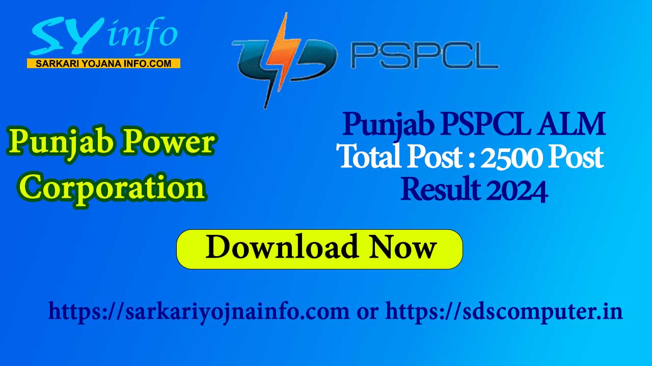 Punjab PSPCL ALM Result 2024