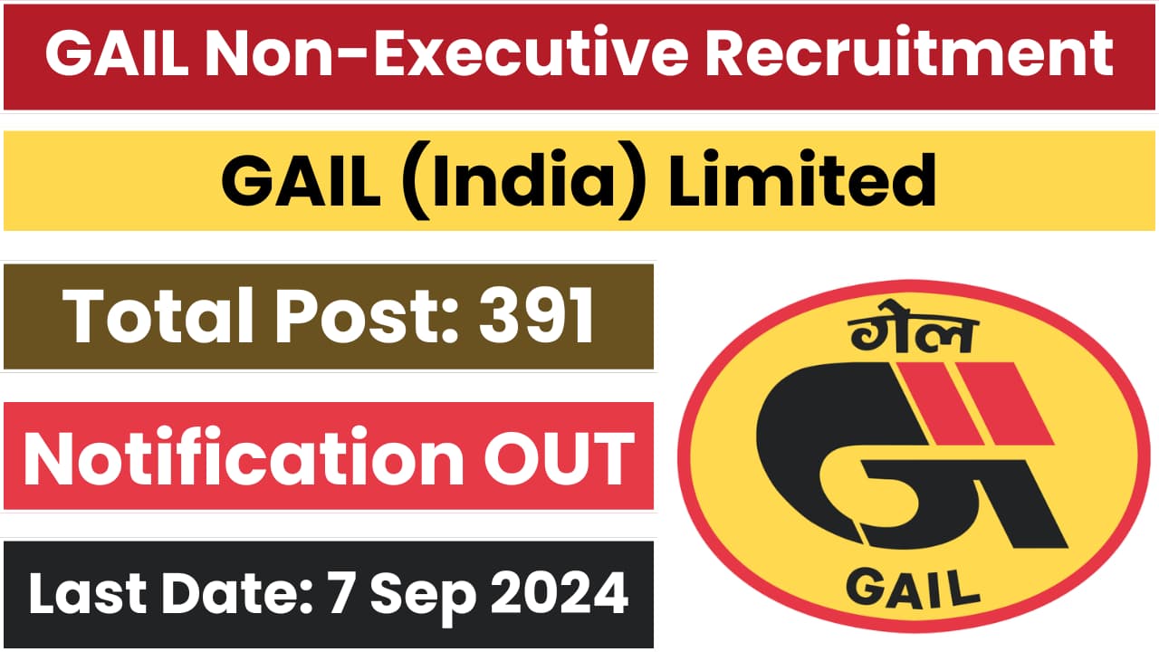 GAIL Non Executive Various Posts