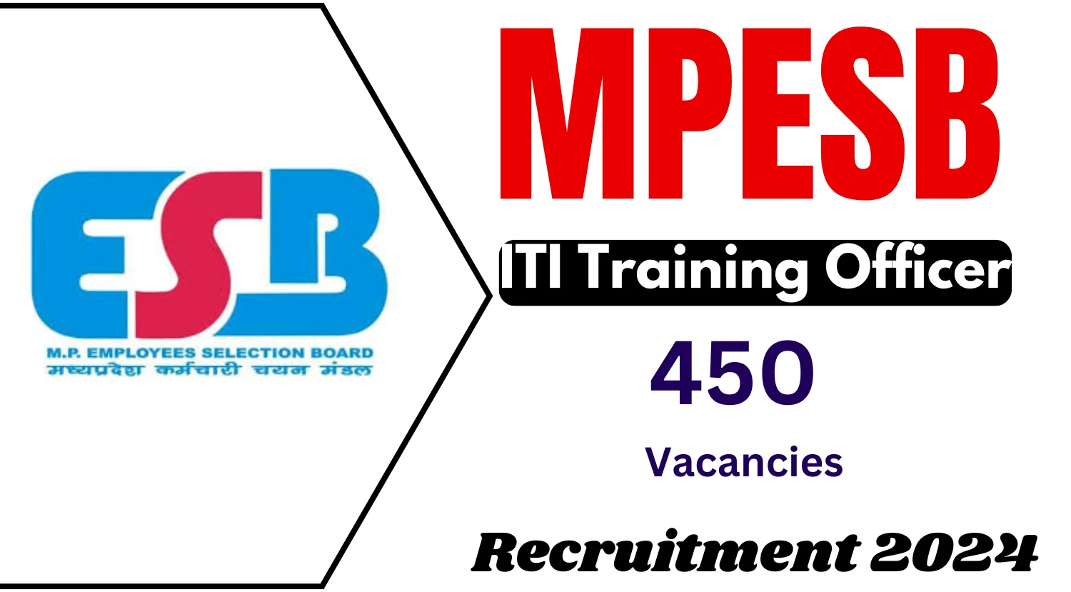 MPESB ITI Training Officer Online Form