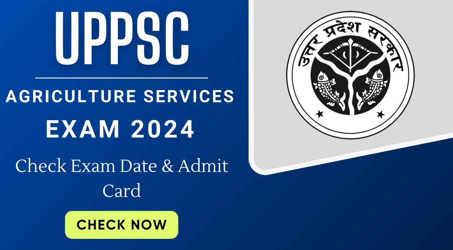 UPPSC Agriculture Services Pre