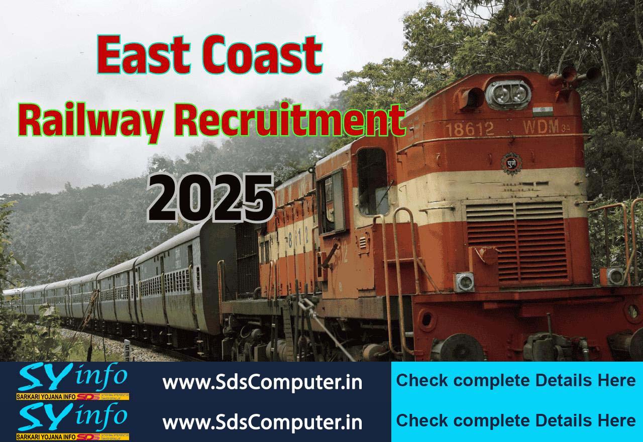East Coast Railway Recruitment 2025: Apply for 08 Group C & D Vacancies – Great Career Opportunity!